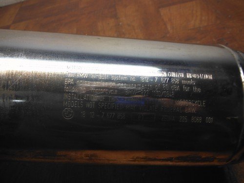 01-05 BMW R1150RT R1150 RT RS Exhaust Pipe Muffler Silencer Can - Image 17