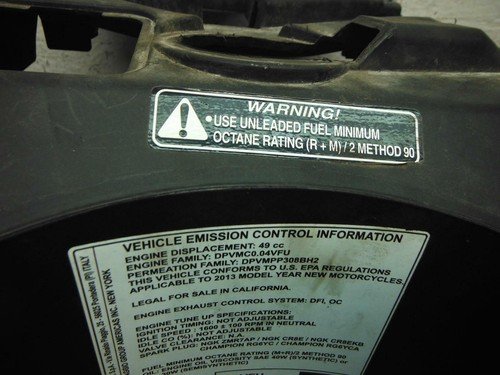 13 aprilia sr50 sr50r UNDER SEAT STORAGE BOX LUGGAGE TRUNK HELMET COMPARTMENT - Image 3