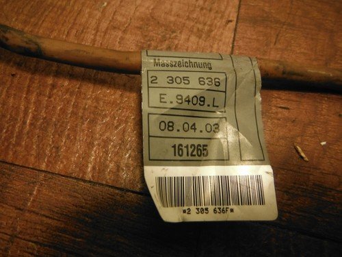 2003 bmw k1200lt POSITIVE BATTERY CABLE WIRE 2305636 - Image 3