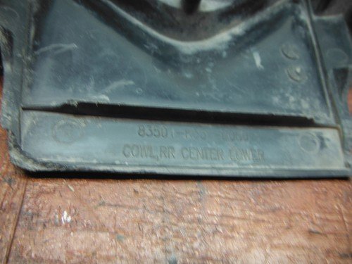 honda 15-18 cb300f 15-19 cbr300r BLACK OEM PLASTIC CENTER REAR BACK TAIL FAIRING - Image 8