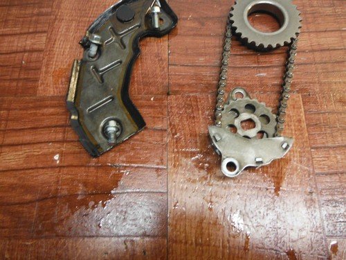 honda interceptor 500 vtr v30 VF 500 magna OIL PUMP CHAIN SPROCKET DRIVE 7k MILE - Image 3