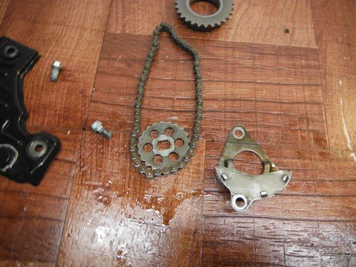 honda interceptor 500 vtr v30 VF 500 magna OIL PUMP CHAIN SPROCKET DRIVE 7k MILE - Image 6