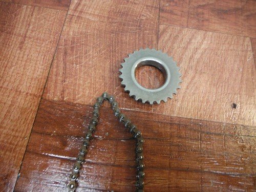 honda interceptor 500 vtr v30 VF 500 magna OIL PUMP CHAIN SPROCKET DRIVE 7k MILE - Image 7