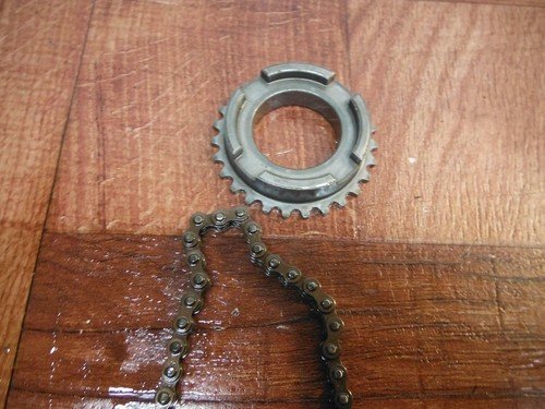 honda interceptor 500 vtr v30 VF 500 magna OIL PUMP CHAIN SPROCKET DRIVE 7k MILE - Image 8