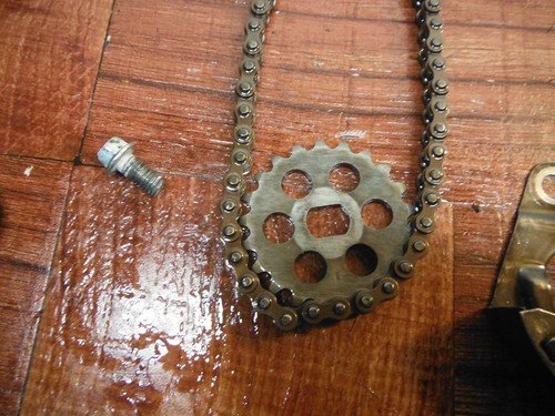 honda interceptor 500 vtr v30 VF 500 magna OIL PUMP CHAIN SPROCKET DRIVE 7k MILE - Image 9