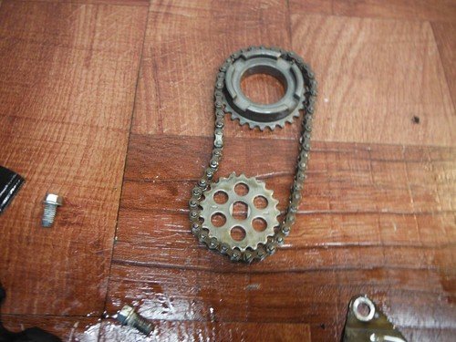 honda interceptor 500 vtr v30 VF 500 magna OIL PUMP CHAIN SPROCKET DRIVE 7k MILE - Image 10