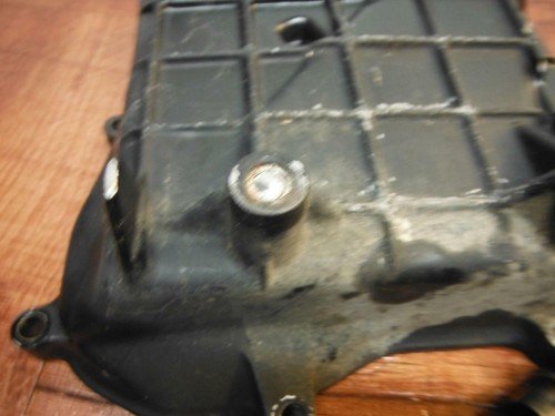 honda 84-85 interceptor 500 v30 magna ENGINE MOTOR OIL PAN COVER STRAINER 7Kmile - Image 5