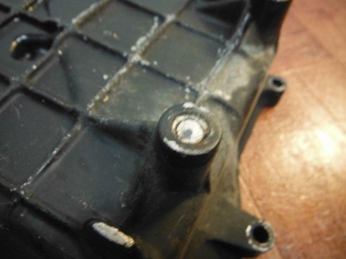 honda 84-85 interceptor 500 v30 magna ENGINE MOTOR OIL PAN COVER STRAINER 7Kmile - Image 6