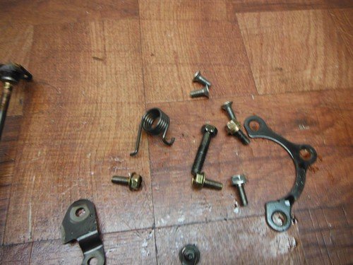 yamaha GTS1000 GTS 1000 SHIFTER SHIFT SHAFT & misc parts bolts - Image 9