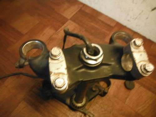 93-00 honda goldwing 1500 FRONT FORKS CLAMP LOWER TRIPLE TREE STEM - Image 8