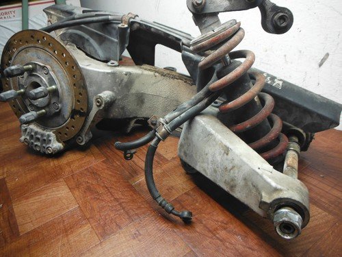 98-01 honda interceptor vfr 800 REAR SWINGARM BACK SUSPENSION SWING ARM - Image 3