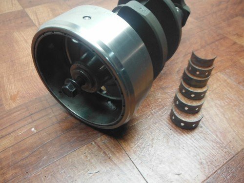 98-01 honda interceptor VFR 800 ENGINE MOTOR CRANKSHAFT CRANK SHAFT flywheel - Image 2