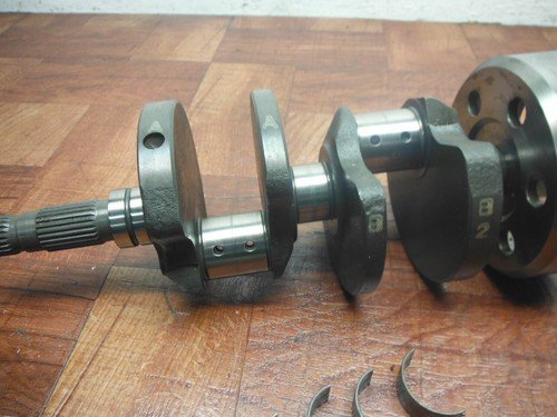 98-01 honda interceptor VFR 800 ENGINE MOTOR CRANKSHAFT CRANK SHAFT flywheel - Image 9