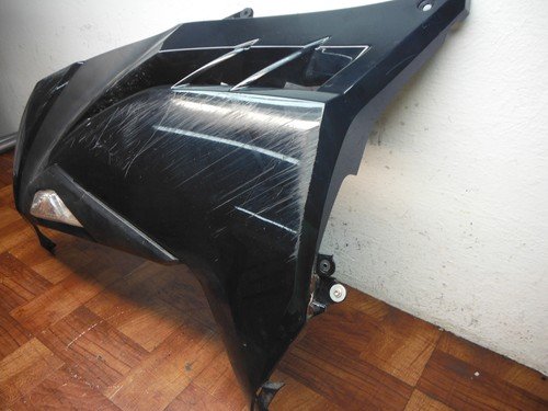 13-17 kawasaki ninja 300 OEM LEFT MID UPPER SIDE FAIRING COWL PLASTIC - Image 6