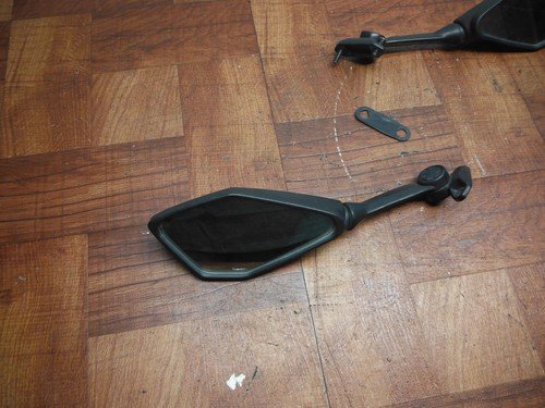 13-17 kawasaki ninja 300 RIGHT SIDE REAR VIEW MIRROR 56001-0240 - Image 3
