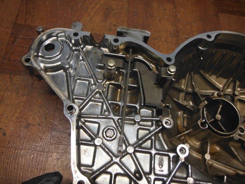 2003 honda vtx1800r CHROME LEFT STATOR MAGNETO ALTERNATOR GENERATOR COVER - Image 9