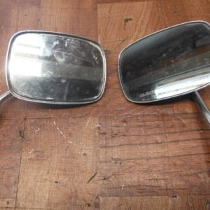 harley-davidson CHROME REAR VIEW MIRROR SET PAIR MIRRORS 91840-03B 91845-03B