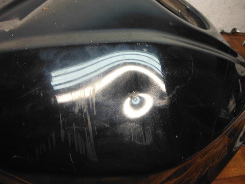 2013 2014 kawasaki ninja 300 BLACK GAS TANK FUEL CELL PETROL RESERVOIR - Image 3