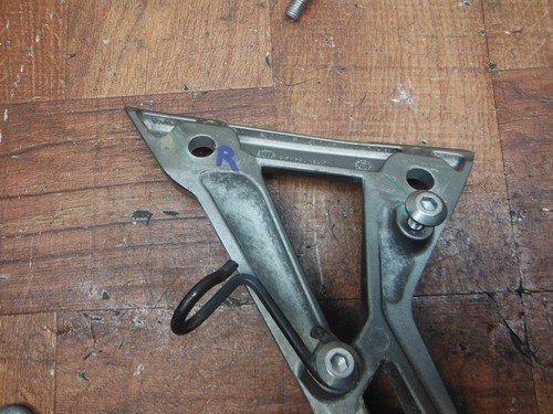 2013 kawasaki ninja 300 LEFT REAR RIGHT REAR BACK PASSENGER PEG SET PAIR - Image 17