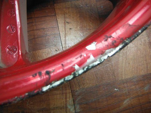 2009 buell firebolt REAR WHEEL BACK RIM W TIRE G1309.02A8YCC VING1309.02A8YCC - Image 5