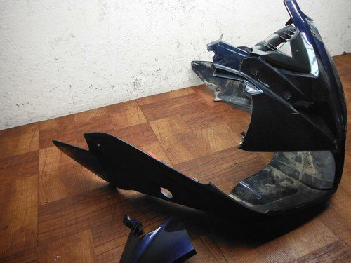 2007 yamaha fz1 FRONT UPPER NOSE FAIRING COWL SHROUD 3C3-Y283G-C0-P0 - Image 6