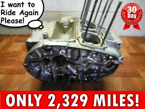 08 SUZUKI GS500 GS E F 500 CRANKCASE CRANK CASE only 2,329 miles