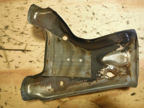 86-93 XVZ 1300 XVZ13 D VENTURE ROYALE EXHAUST MUFFLER COVER HEAT SHIEL - Image 3