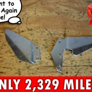 08 SUZUKI GS500 GS E F 500 PEG HEEL GUARD COVER only 2,329 miles