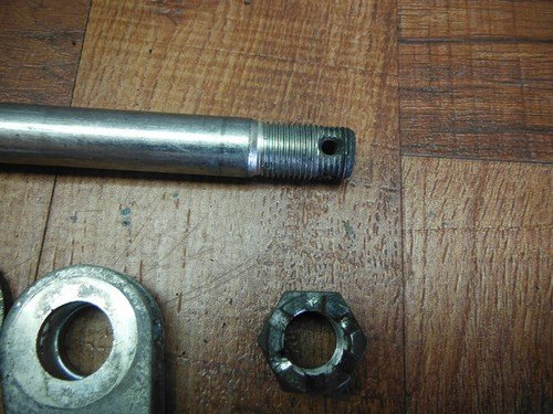 2007 KAWASAKI NINJA EX250 EX 250 R EX250R REAR WHEEL AXEL BOLT AXLE Low 3K miles - Image 3