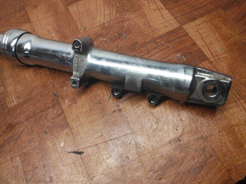 2003 harley-davidson dyna LEFT FRONT FORK SHOCK SUSPENSION CHROME - Image 7