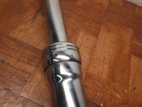 2003 harley-davidson dyna LEFT FRONT FORK SHOCK SUSPENSION CHROME - Image 11