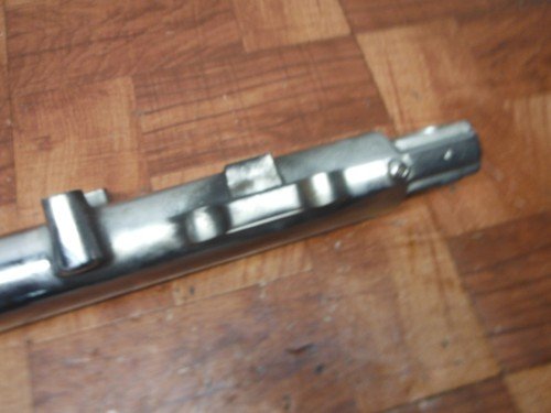 2003 harley-davidson dyna LEFT FRONT FORK SHOCK SUSPENSION CHROME - Image 14