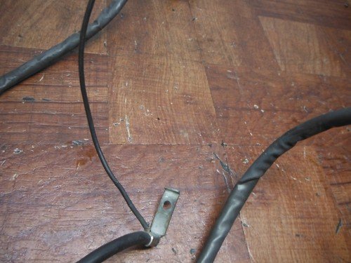 2003 honda vtx1800r NEGATIVE POSITIVE BATTERY CABLE GROUND STARTER WIRE - Image 5