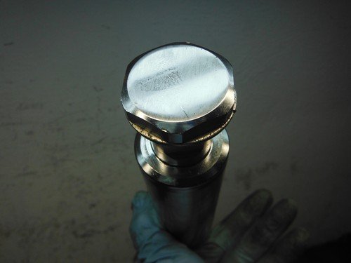 2003 harley-davidson dyna LEFT FRONT FORK SHOCK SUSPENSION CHROME - Image 16