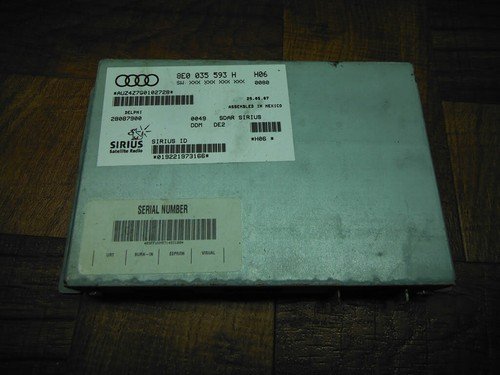 06-10 VW PASSAT SATELLITE RADIO MODULE 8E0 035 593 H USED OEM