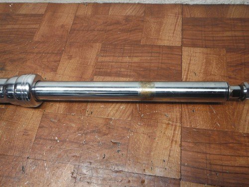 2003 harley-davidson dyna RIGHT FRONT FORK SHOCK SUSPENSION CHROME - Image 4