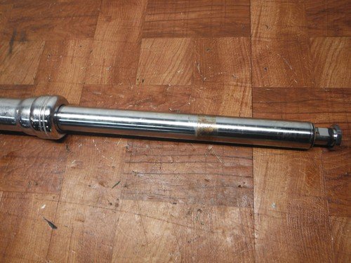 2003 harley-davidson dyna RIGHT FRONT FORK SHOCK SUSPENSION CHROME - Image 5
