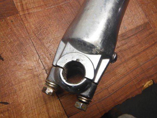 2003 harley-davidson dyna RIGHT FRONT FORK SHOCK SUSPENSION CHROME - Image 8