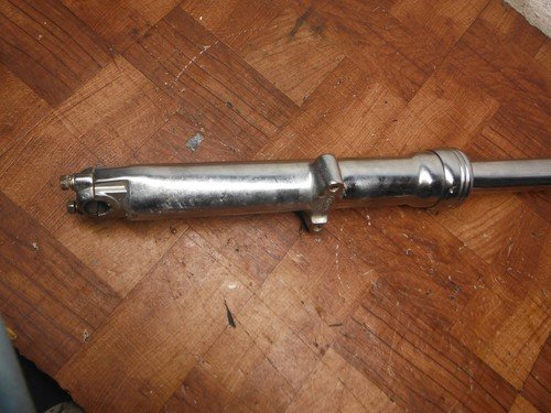 2003 harley-davidson dyna RIGHT FRONT FORK SHOCK SUSPENSION CHROME - Image 11