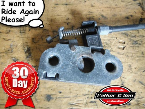 97 TRIUMPH DAYTONA 955 955i T595 REAR SEAT LATCH & CABLE OEM