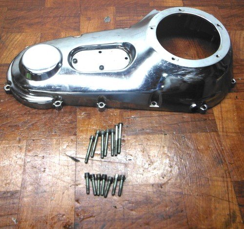2003 harley-davidson dyna ENGINE MOTOR TRANSMISSION PRIMARY CHAIN COVER CHROME