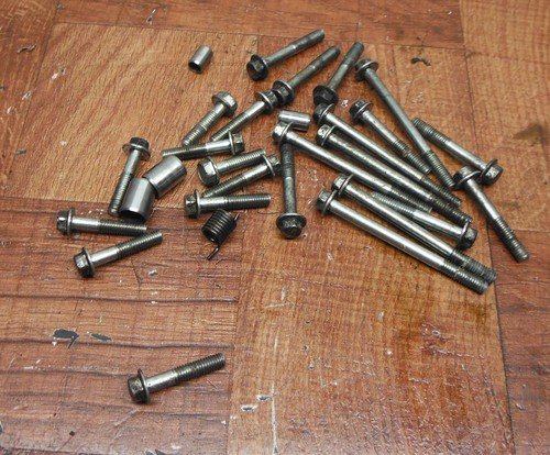 honda ENGINE BOLTS HARDWARE MOTOR SCREWS misc ASSY