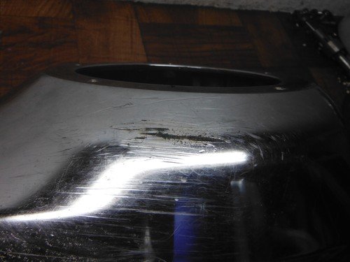 2003 harley-davidson dyna ENGINE MOTOR TRANSMISSION PRIMARY CHAIN COVER CHROME - Image 9