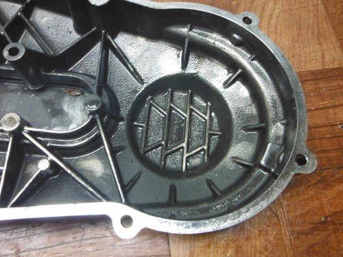 2003 harley-davidson dyna ENGINE MOTOR TRANSMISSION PRIMARY CHAIN COVER CHROME - Image 14