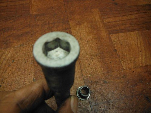 kawasaki eliminator 600 ninja EX500 EX 500r w650 FRONT WHEEL RIM AXLE - Image 4