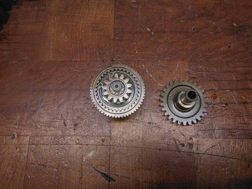 2003 honda VTX1800 vtx1800 STARTER CLUTCH MOTOR IDLER IDLING GEAR TORQUE LIMITER - Image 2