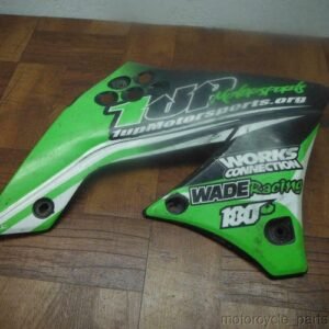 2010 2011 kawasaki kx450f AFTERMARKET BLACK RIGHT TANK COVER SIDE FAIRING COWL