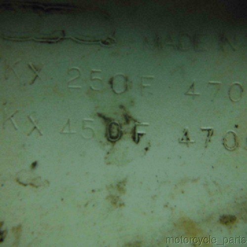 09-11 kawasaki kx450f AFTERMARKET WHITE LEFT FRONT SIDE FAIRING COWL FAIRING - Image 12