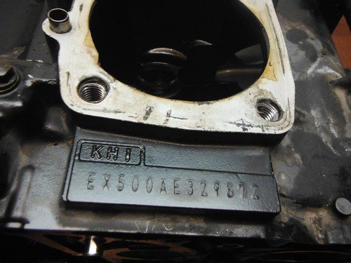 kawasaki ninja EX500 EX 500r ENGINE MOTOR CRANKCASE CRANK CASES BLOCK - Image 6