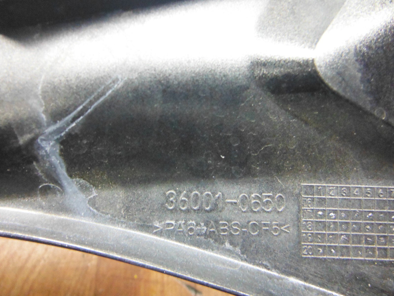 2017-2023 KAWASAKI EX650RPFNN NINJA EX650 TANK SIDE COVER PANEL COWL TRIM LEFT - Image 9